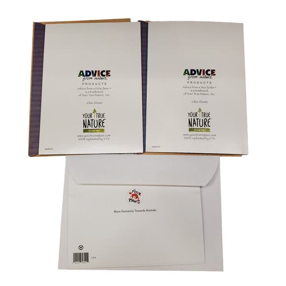 Your True Nature Animal Greeting Cards Polar Bear Sea Turtle Elephant Friends - Picture 8 of 10